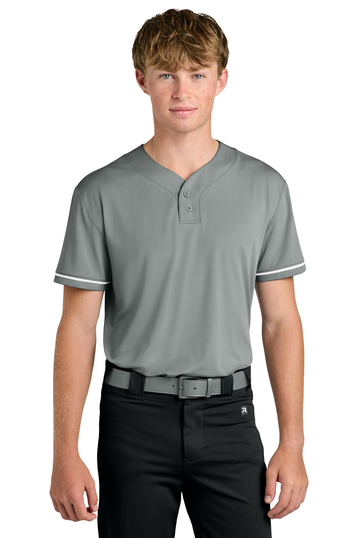 Richardson Select 2-Button Baseball Jersey RA7910 in Grey