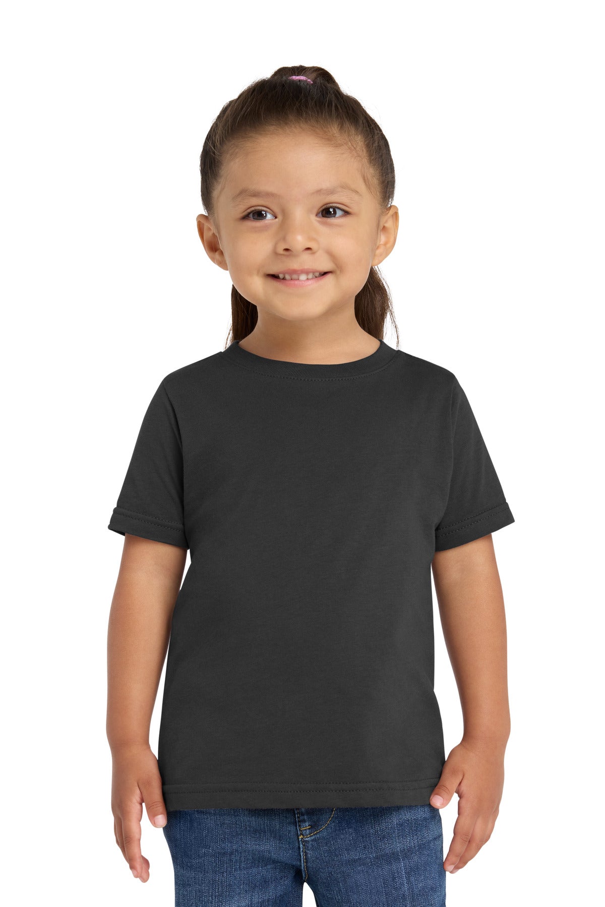 Rabbit Skins Toddler Fine Jersey Tee. RS3321 in Black