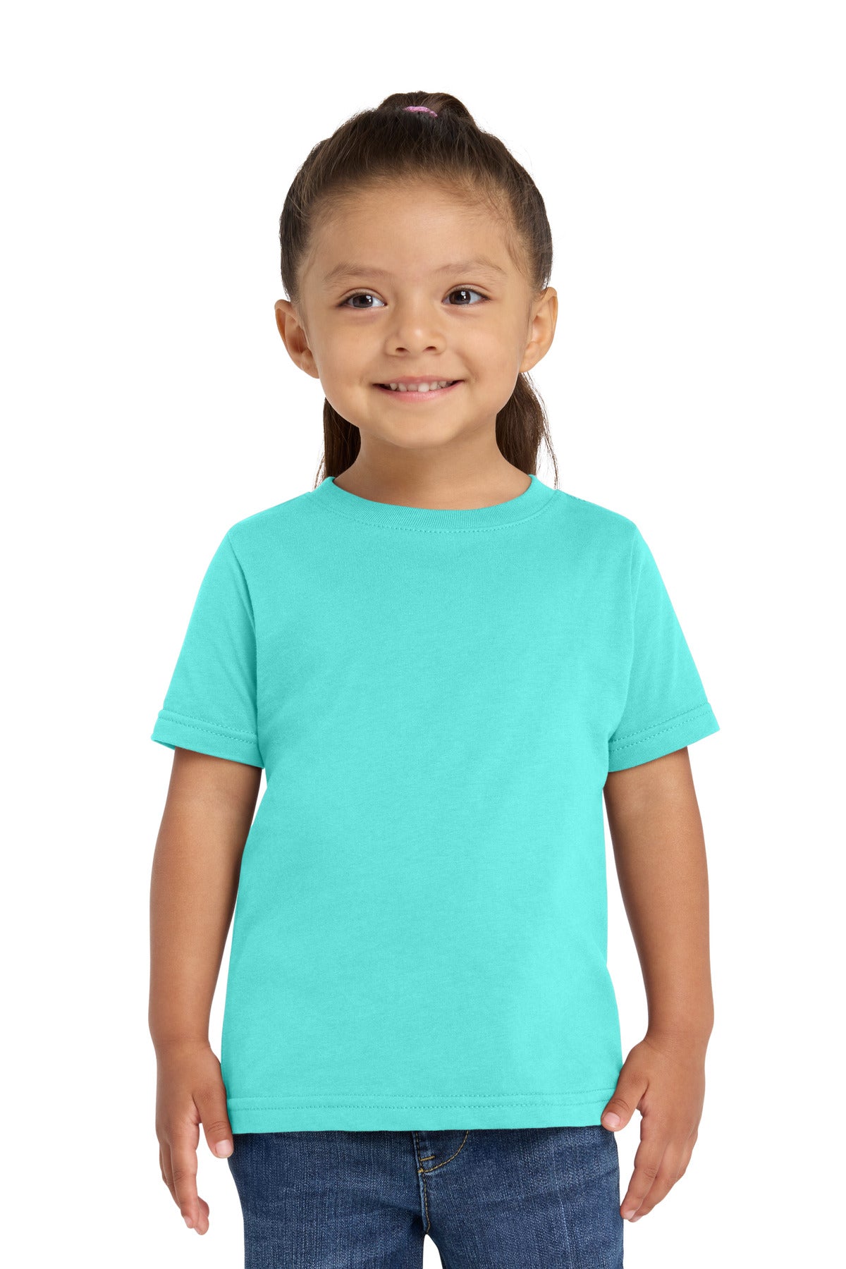 Rabbit Skins Toddler Fine Jersey Tee. RS3321 in Caribbean