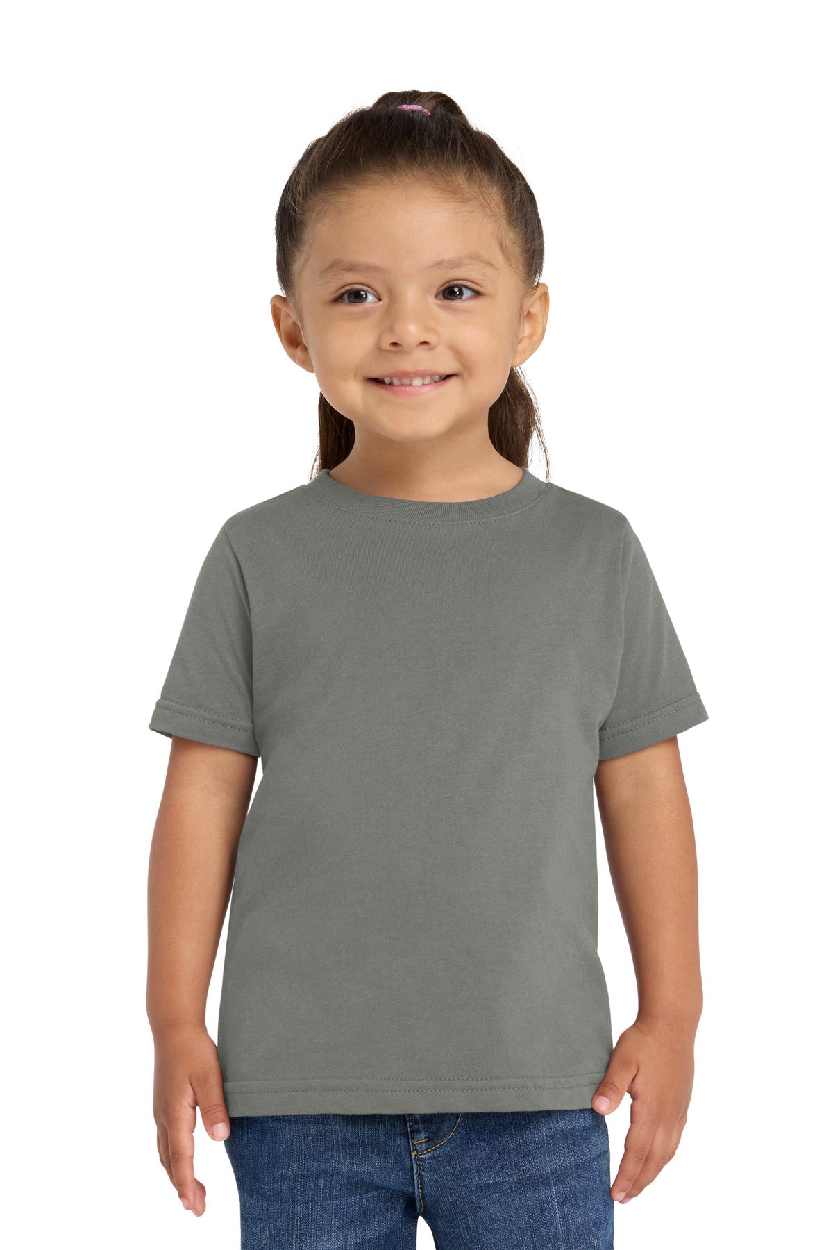 Rabbit Skins Toddler Fine Jersey Tee. RS3321 in Charcoal