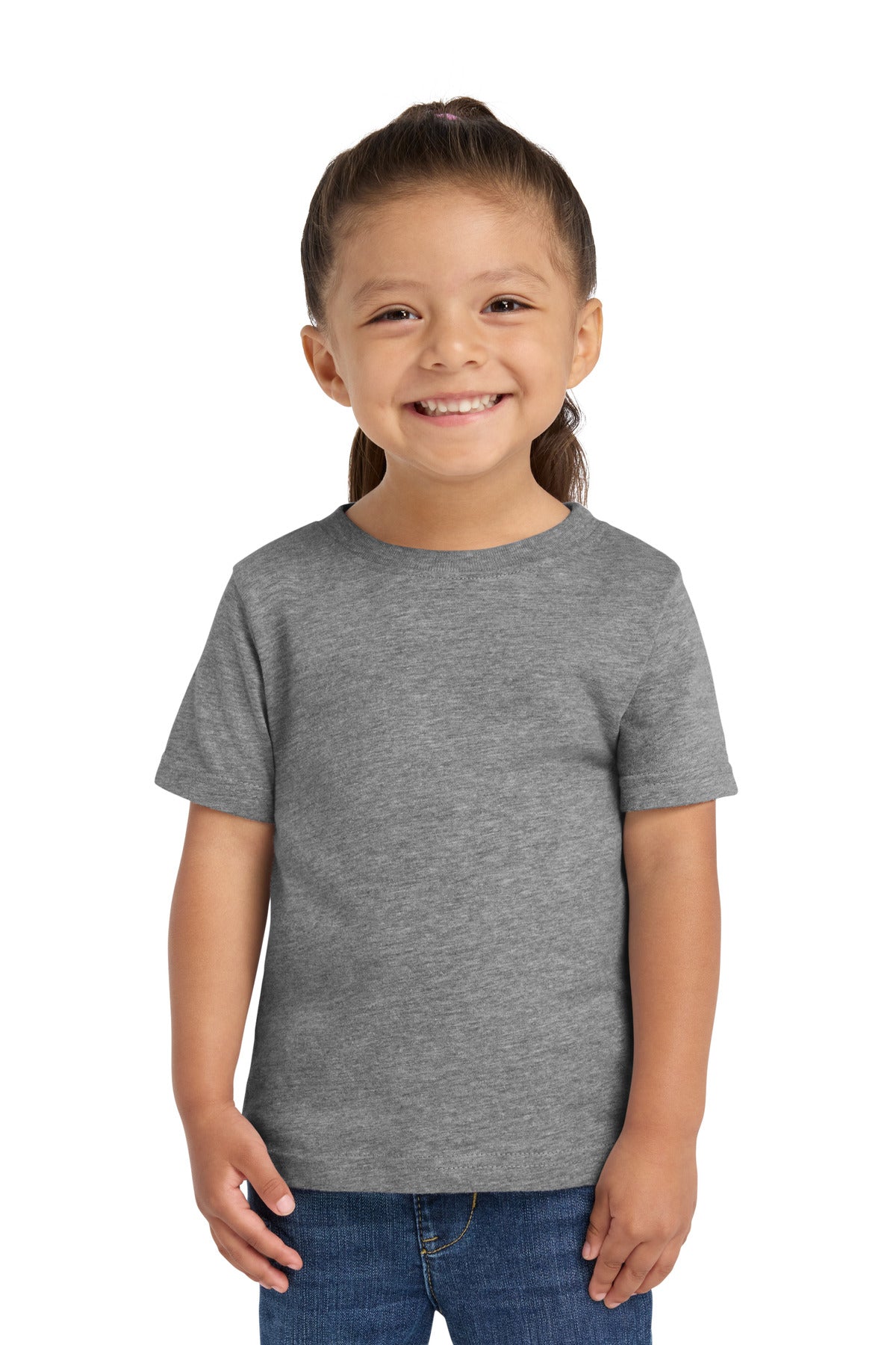 Rabbit Skins Toddler Fine Jersey Tee. RS3321 in Granite Heather