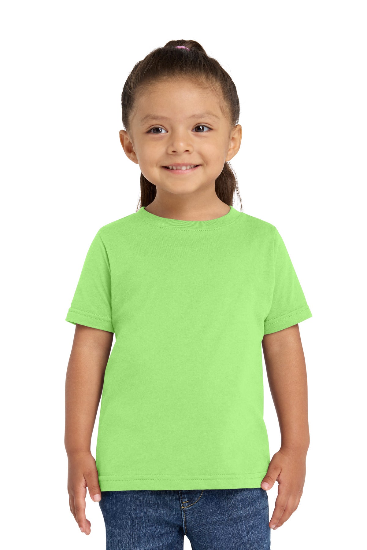 Rabbit Skins Toddler Fine Jersey Tee. RS3321 in Key Lime
