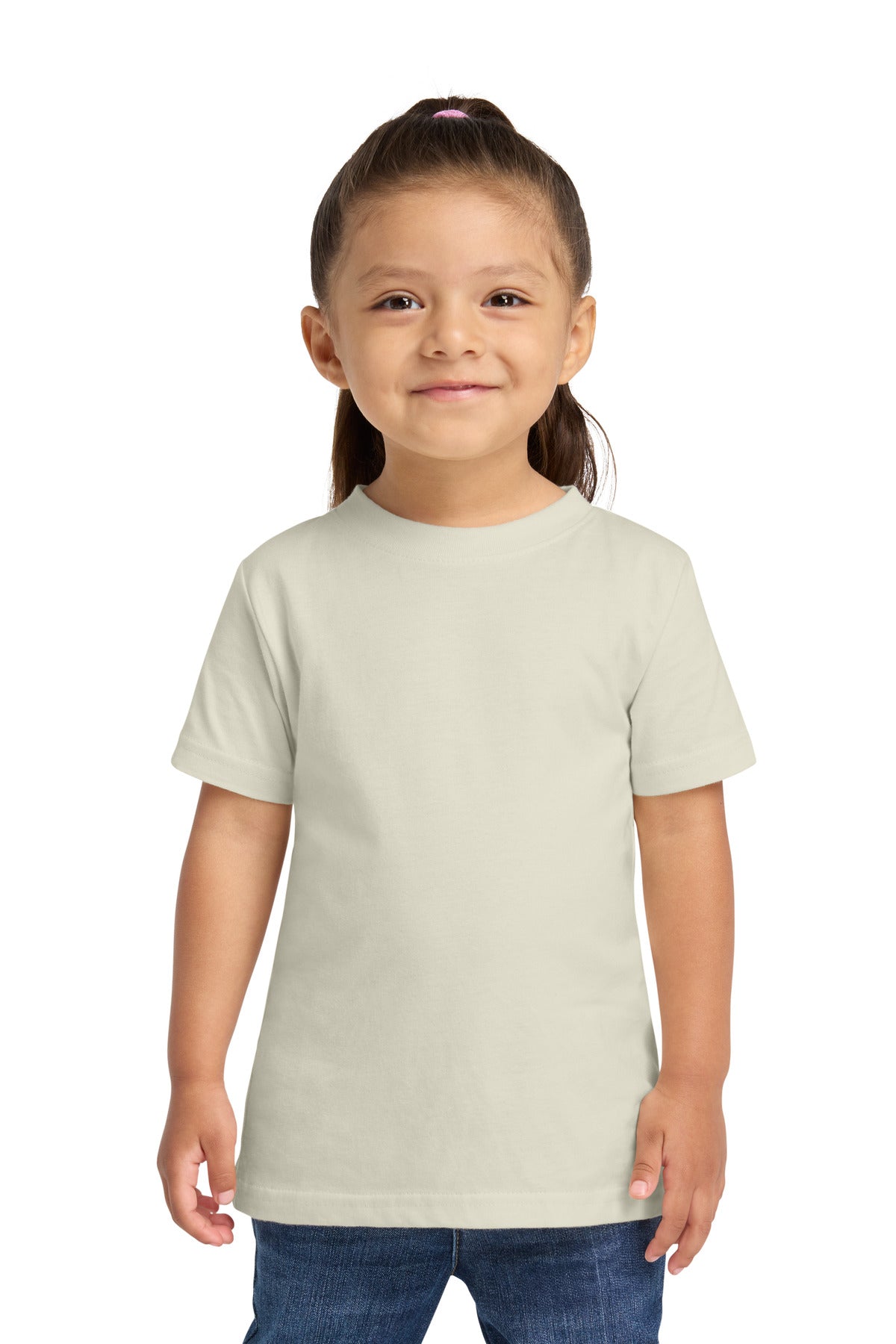 Rabbit Skins Toddler Fine Jersey Tee. RS3321 in Natural