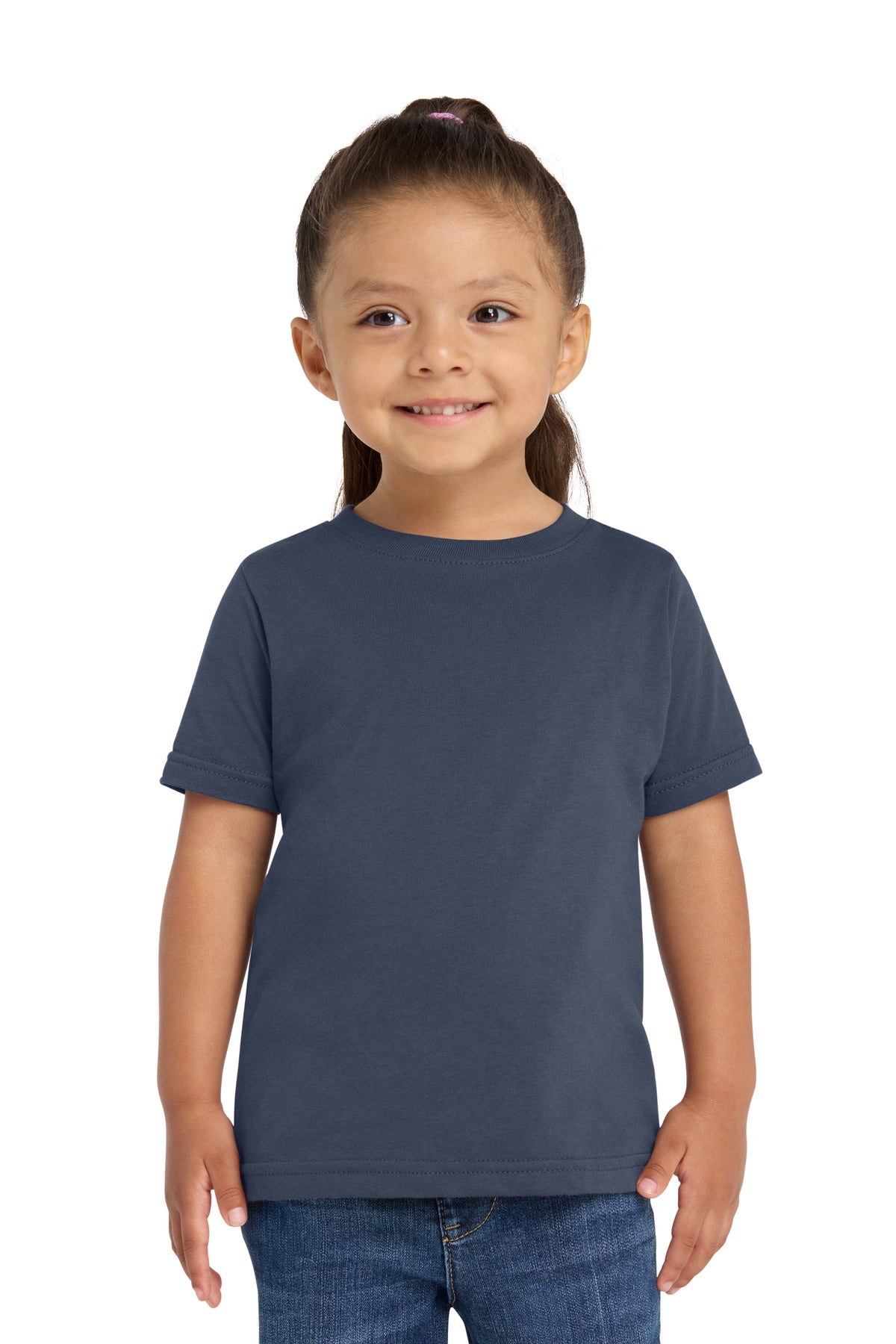 Rabbit Skins Toddler Fine Jersey Tee. RS3321 in Navy