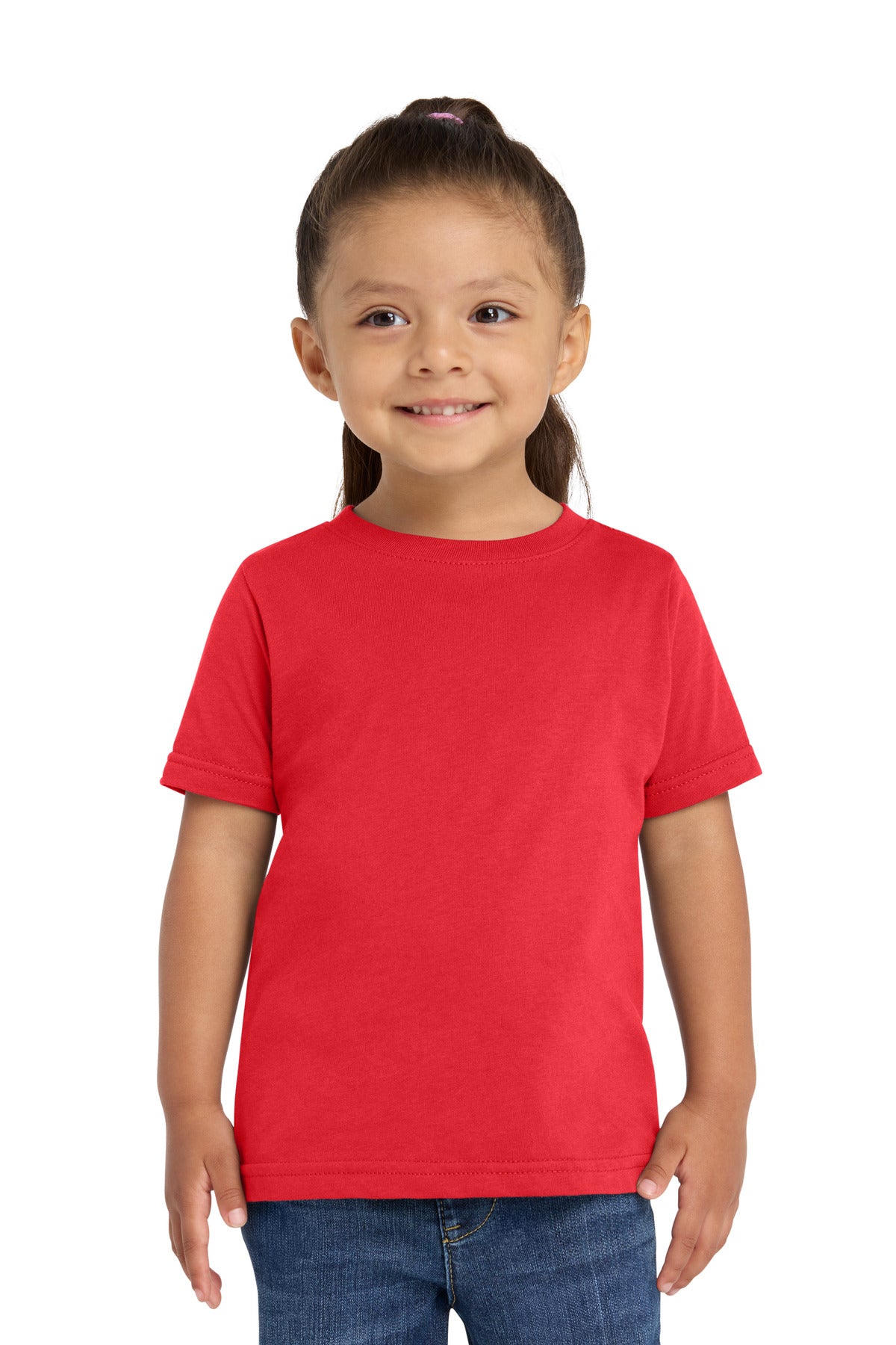 Rabbit Skins Toddler Fine Jersey Tee. RS3321 in Red