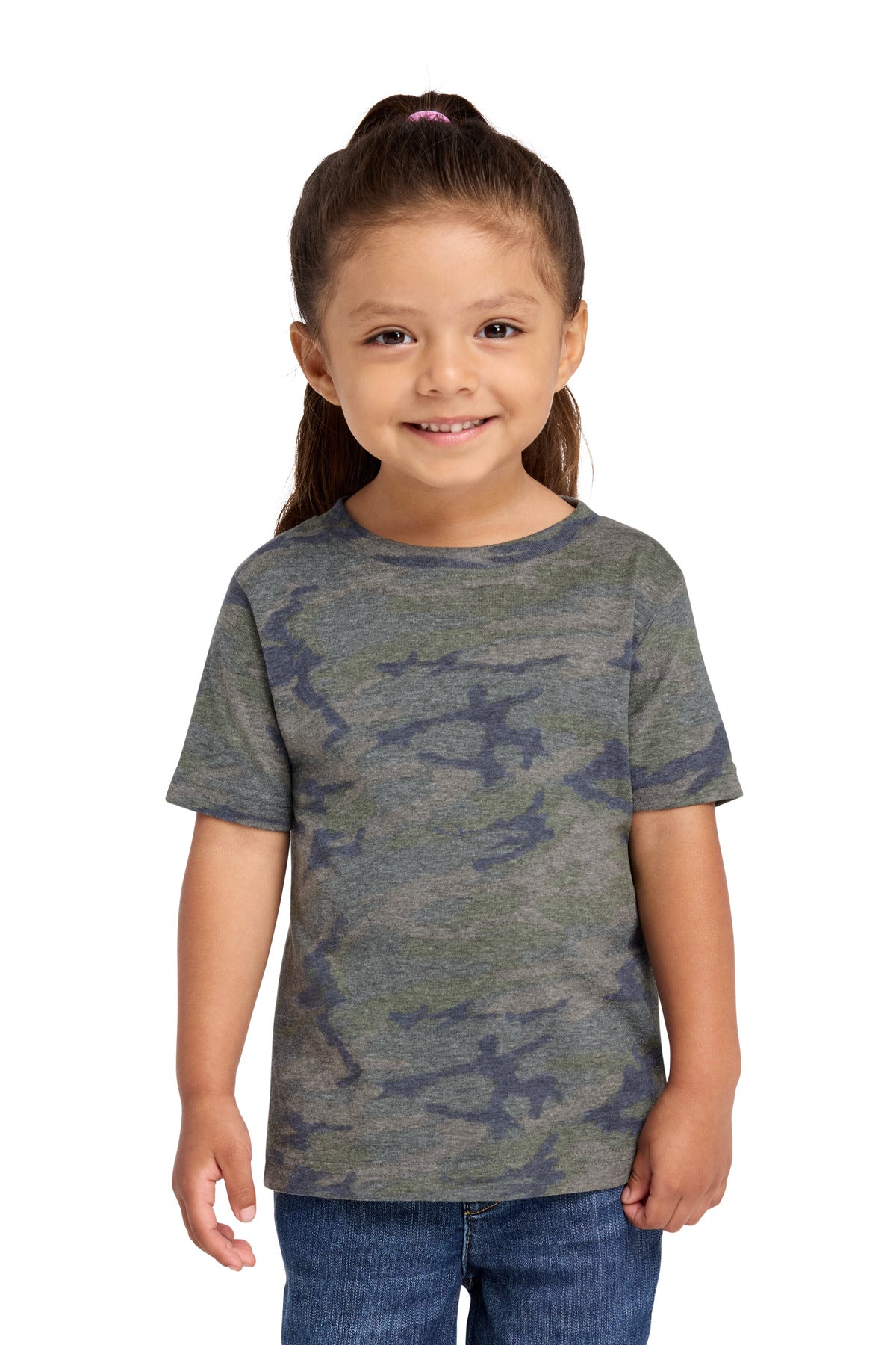 Rabbit Skins Toddler Fine Jersey Tee. RS3321 in Vintage Camo