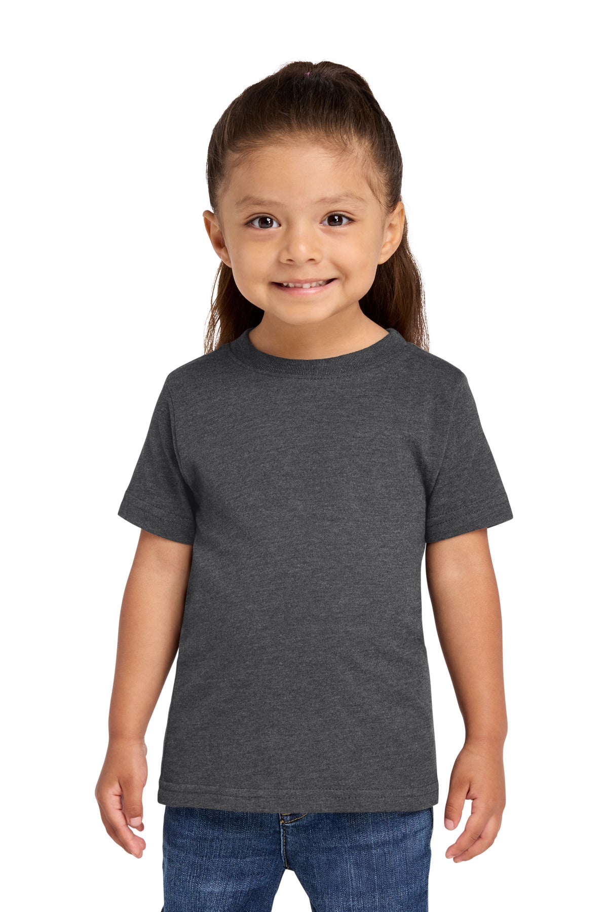 Rabbit Skins Toddler Fine Jersey Tee. RS3321 in Vintage Smoke