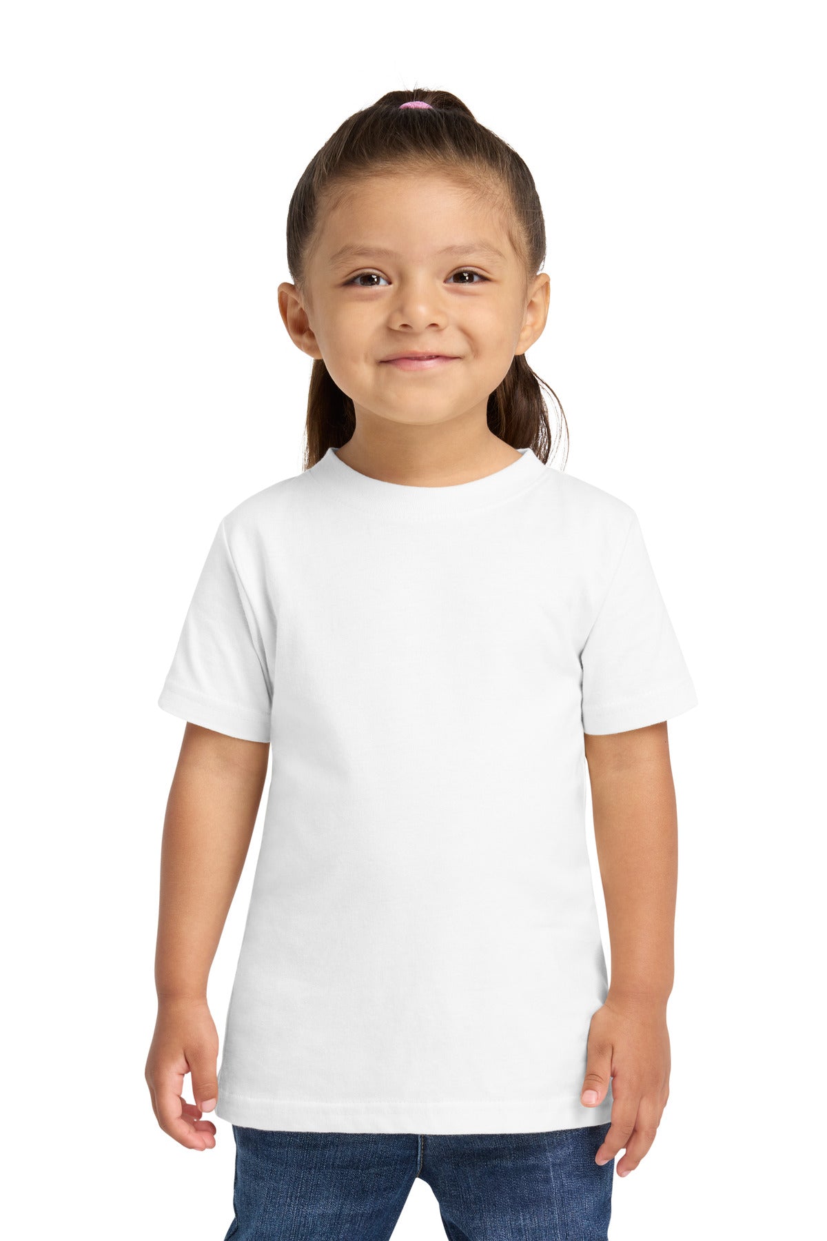 Rabbit Skins Toddler Fine Jersey Tee. RS3321 in White