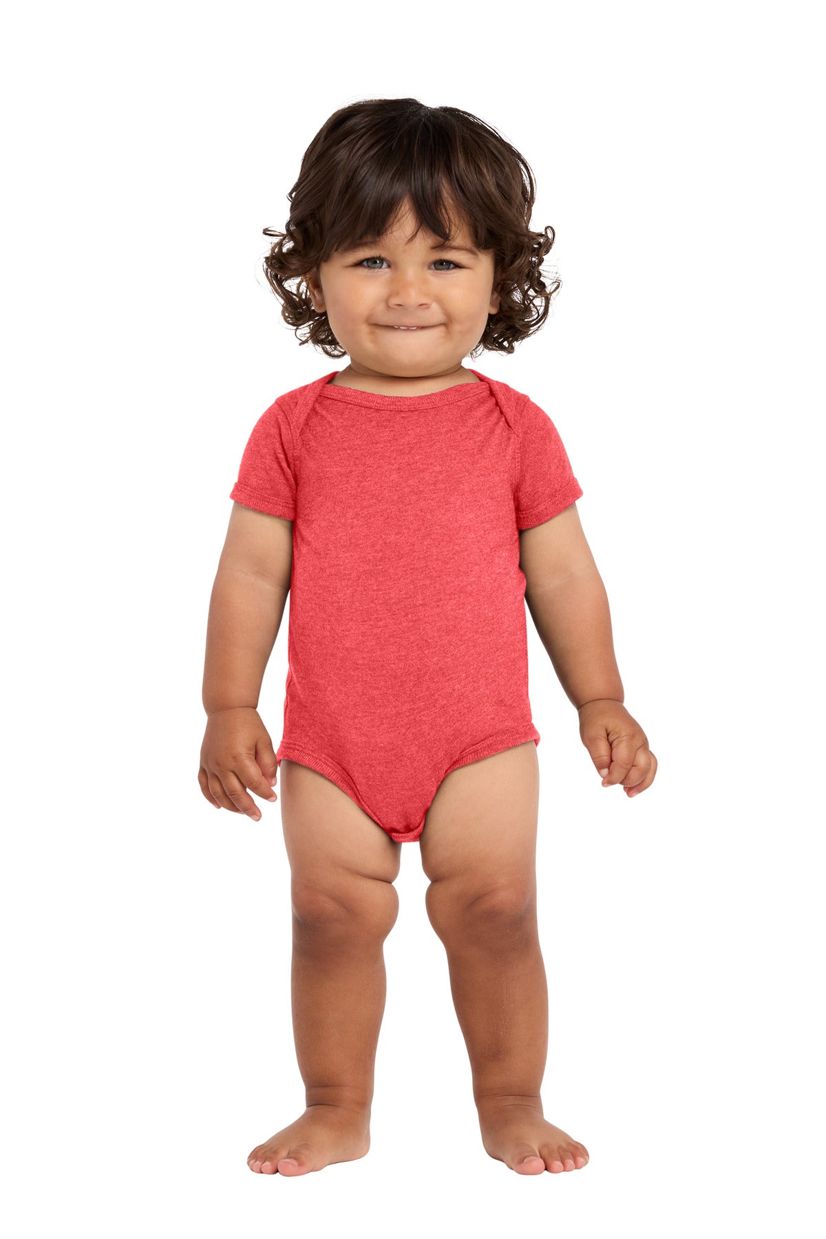 Rabbit Skins Infant Vintage Fine Jersey Bodysuit . RS4424 in Vintage Red
