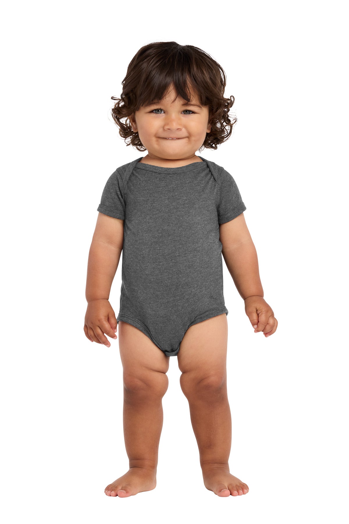 Rabbit Skins Infant Vintage Fine Jersey Bodysuit . RS4424 in Vintage Smoke