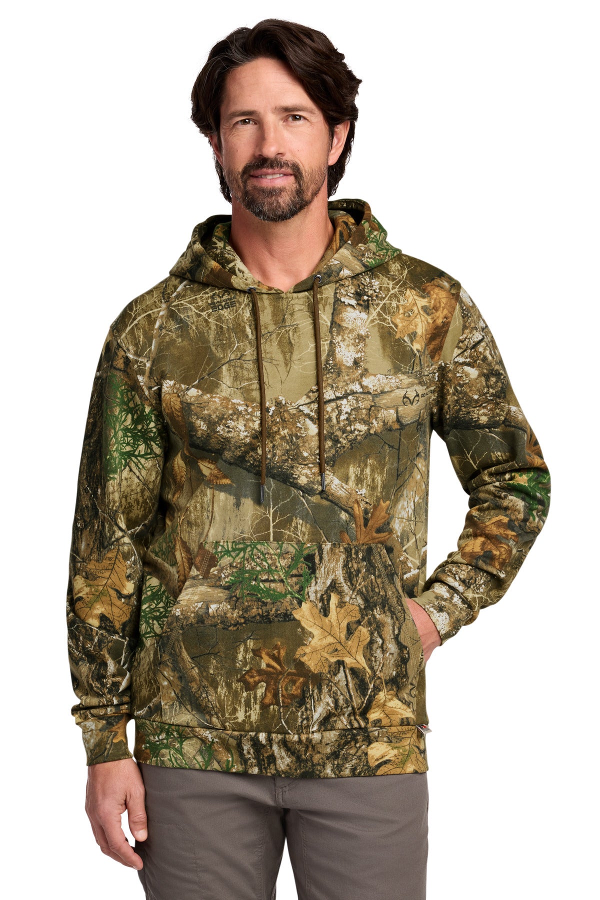 Russell Outdoors Realtree Pullover Hoodie RU400 in Realtree Edge