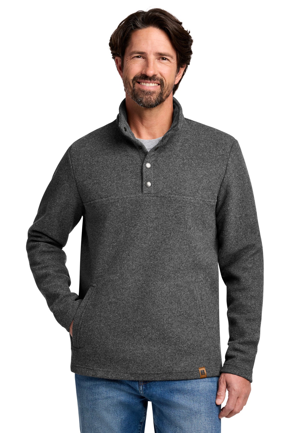 Russell Outdoors Basin Snap Pullover RU551 RU551 in Graphite Heather