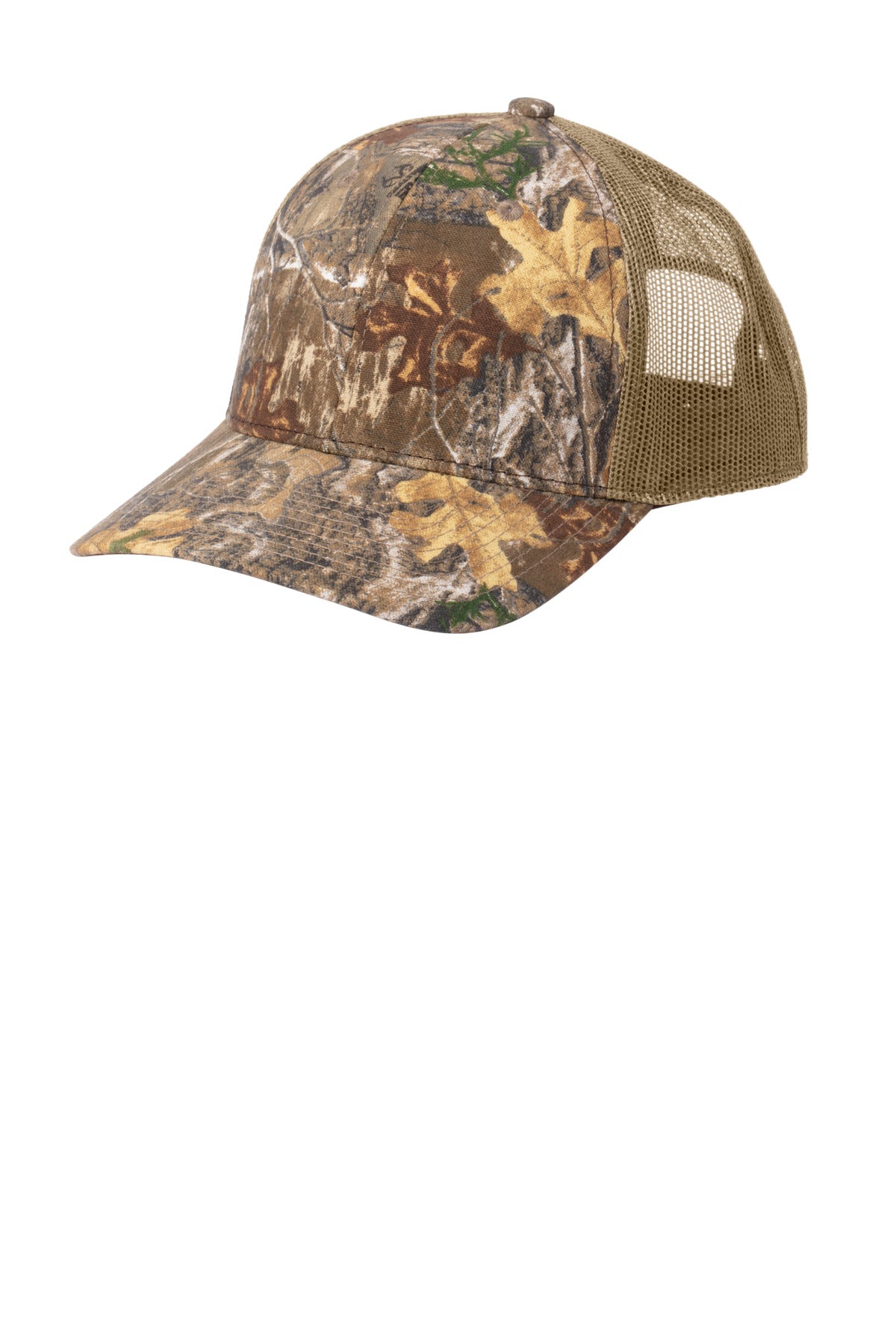 Russell Outdoors Camo Snapback Trucker Cap RU900 in Realtree Edge/ Coyote Brown