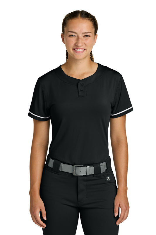 Richardson Women's Select 2-Button Softball Jersey RW7220 in Black