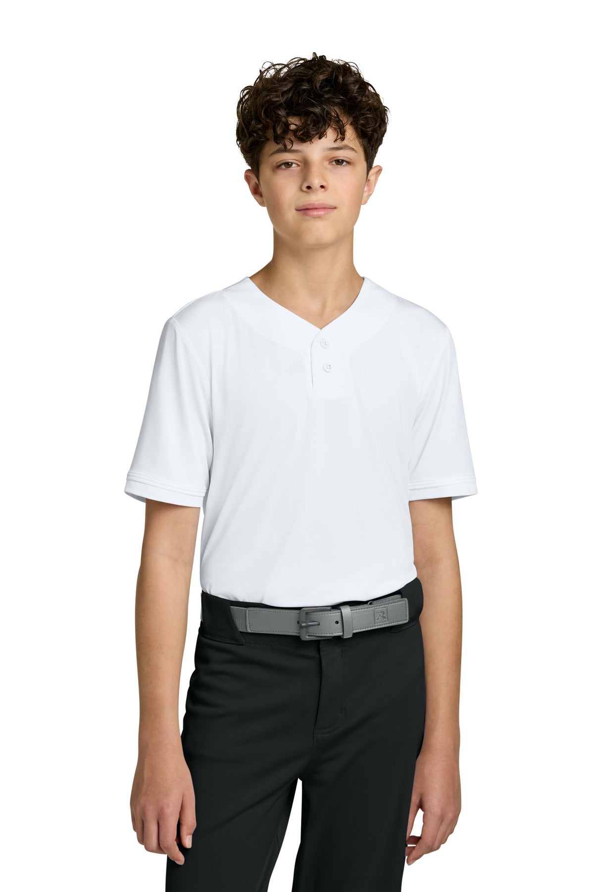 Richardson Youth Select 2-Button Baseball Jersey RY7910 in White
