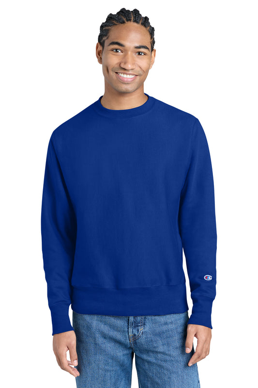 Champion   Reverse Weave   Crewneck Sweatshirt S149 in Athletic Royal