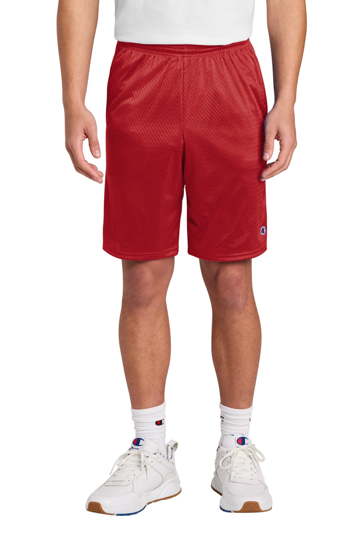 Champion Mesh Short with Pockets S162 in Scarlet