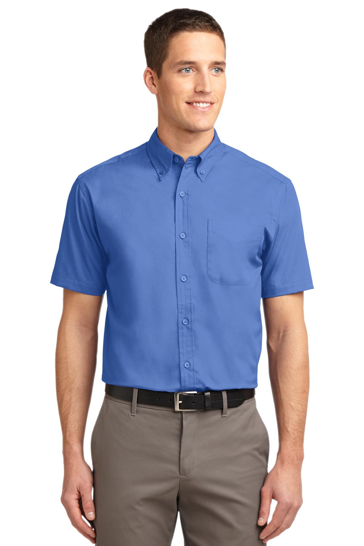 Port Authority Short Sleeve Easy Care Shirt.  S508 in Ultramarine Blue