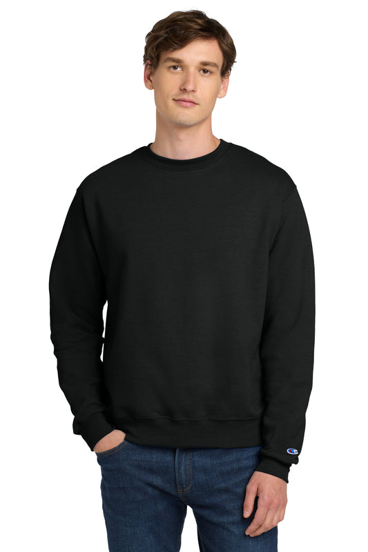 Champion  Powerblend Crewneck Sweatshirt. S6000 in Black