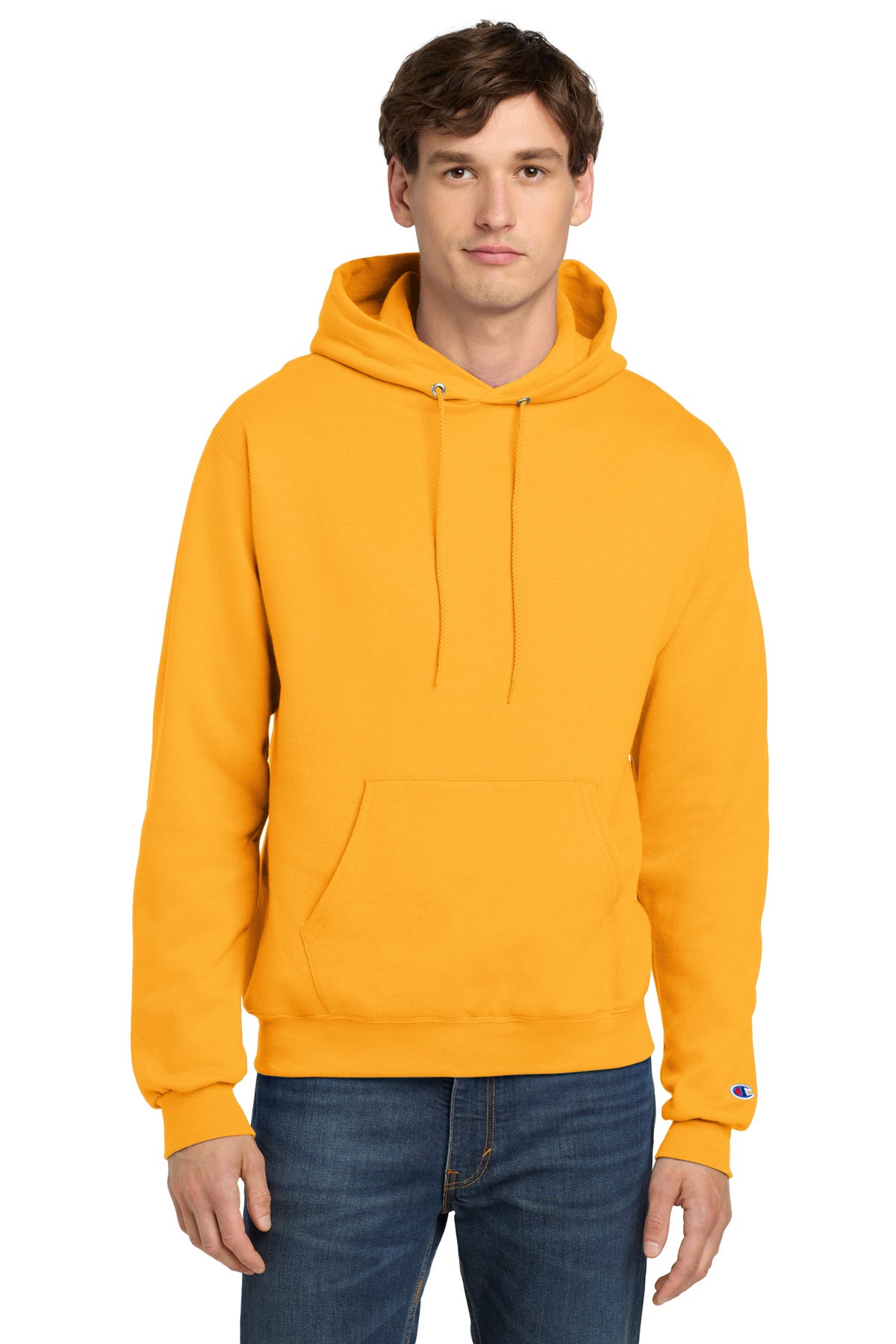 Champion  Powerblend Pullover Hoodie. S700 in Gold