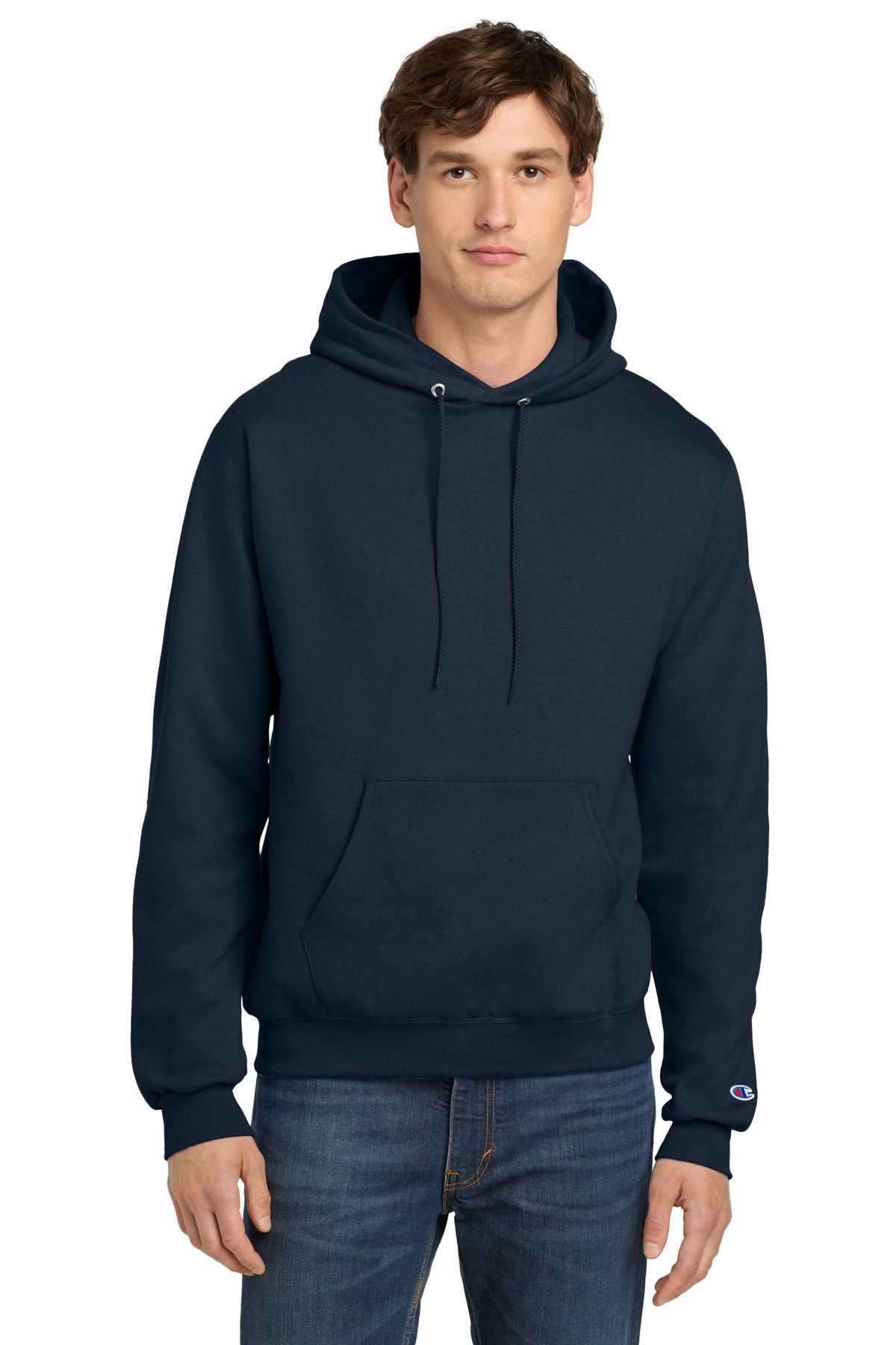 Champion  Powerblend Pullover Hoodie. S700 in Navy