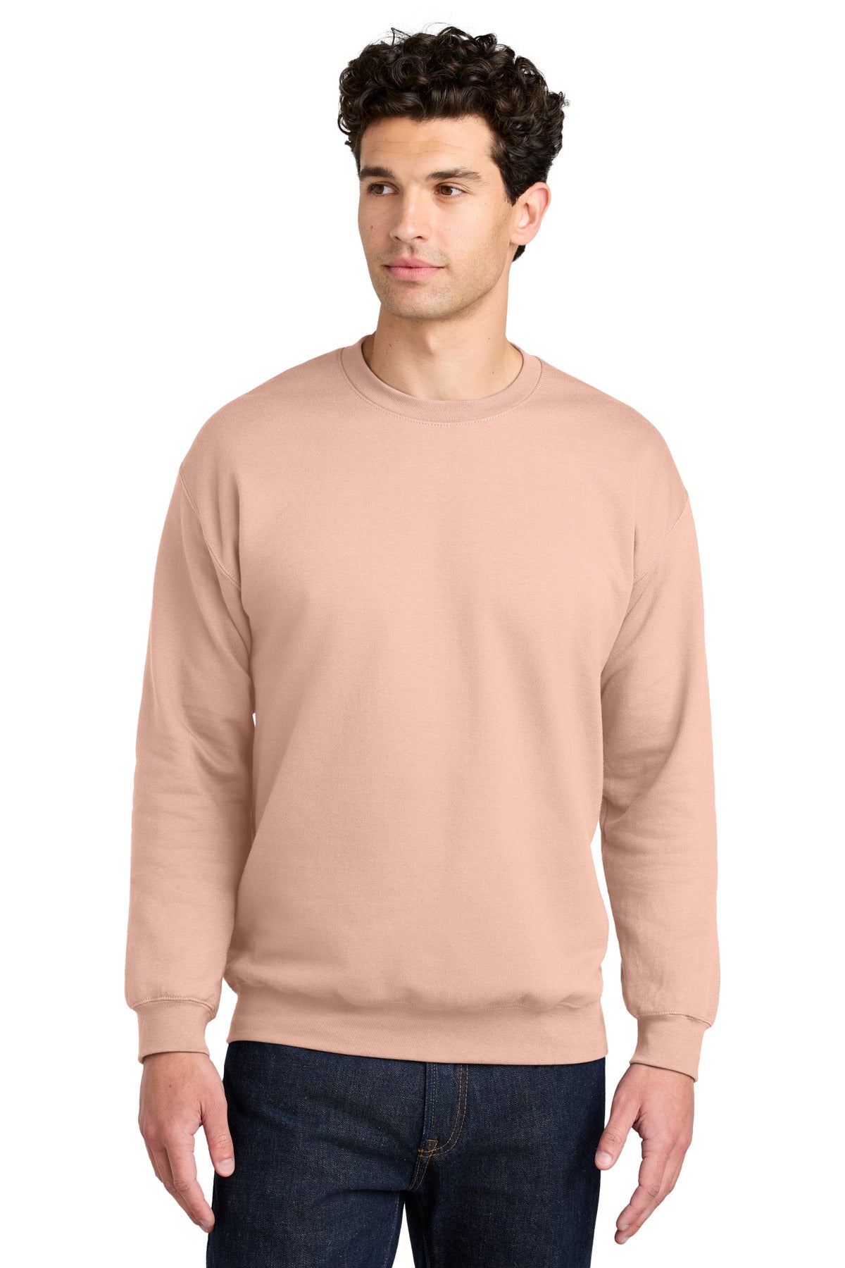 Gildan Softstyle Crewneck Sweatshirt SF000 in Dusty Rose