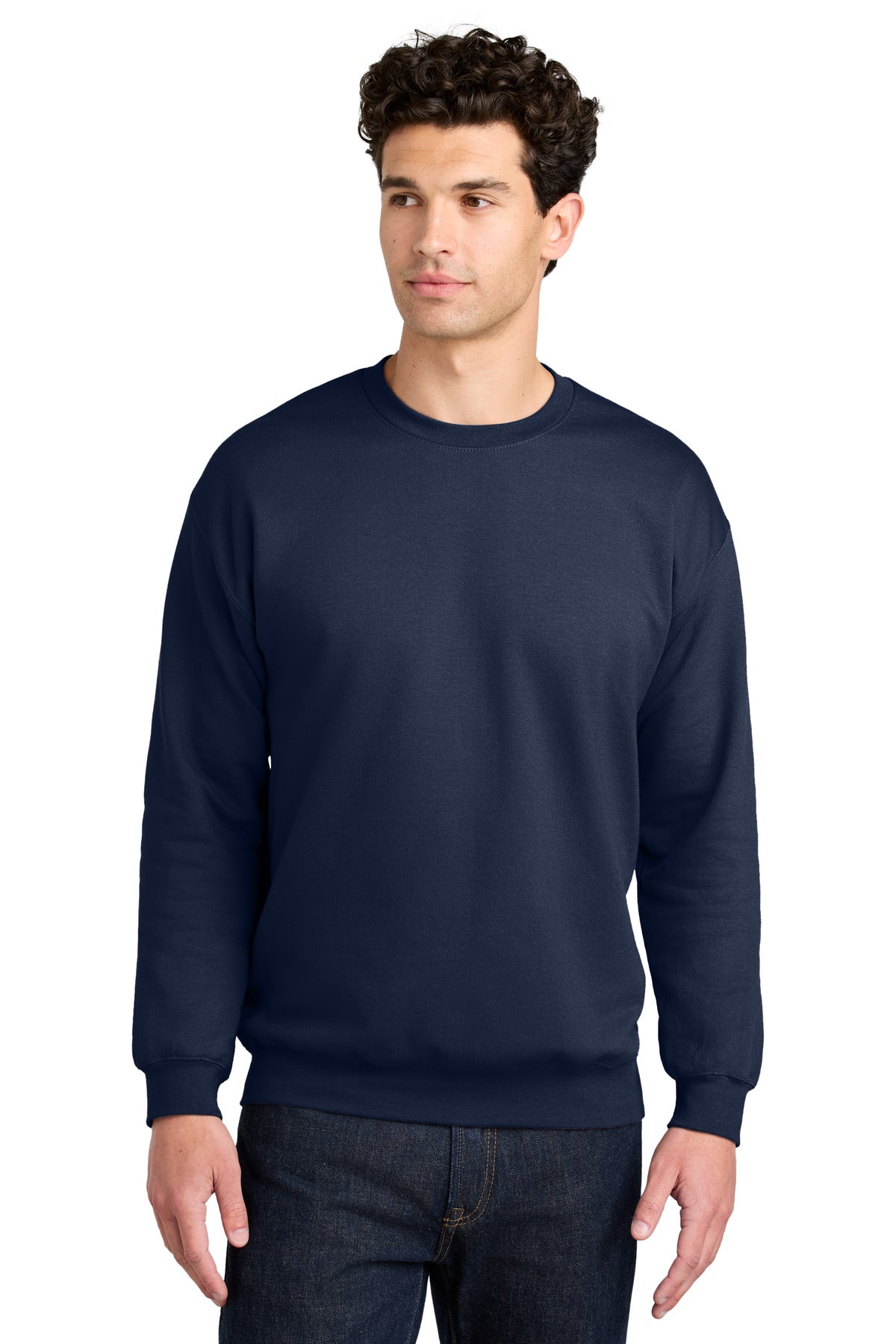 Gildan Softstyle Crewneck Sweatshirt SF000 in Navy