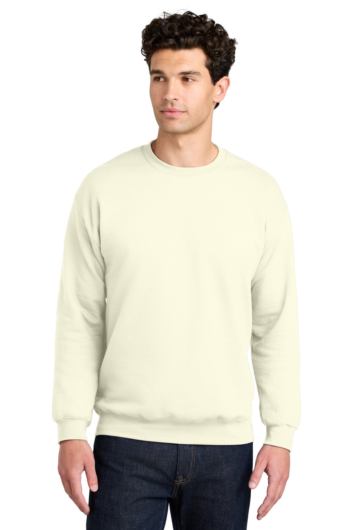 Gildan Softstyle Crewneck Sweatshirt SF000 in Off White