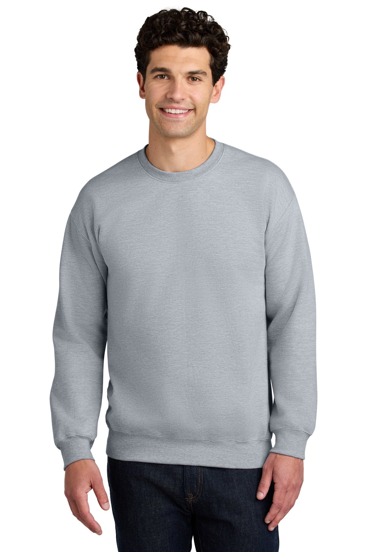 Gildan Softstyle Crewneck Sweatshirt SF000 in Sport Grey
