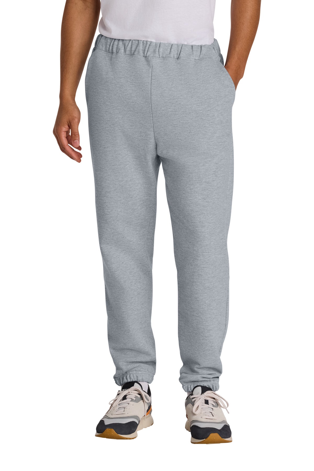 Gildan Softstyle Midweight Pocket Sweatpants SF100 in Ring Spun Sport Grey