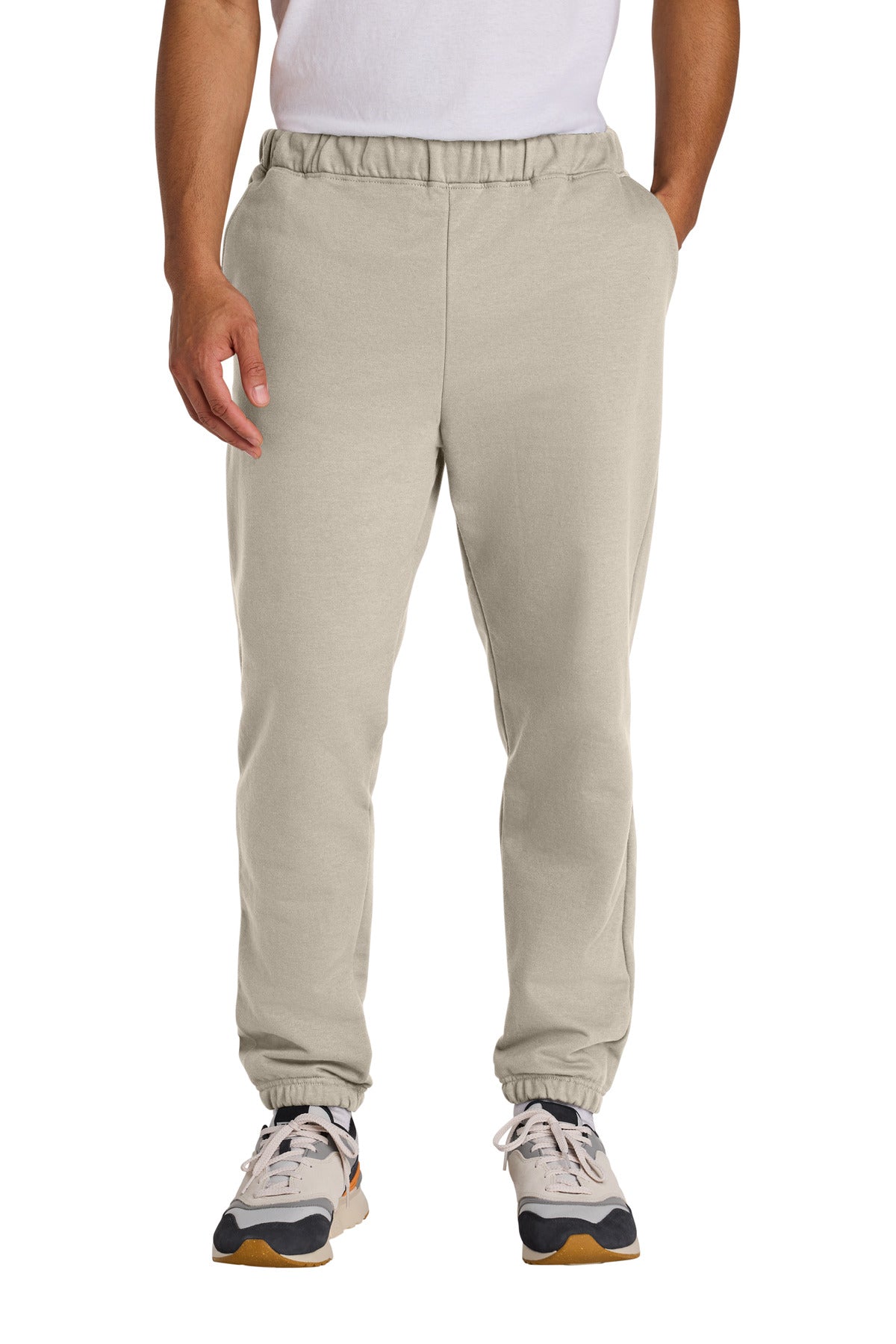 Gildan Softstyle Midweight Pocket Sweatpants SF100 in Sand