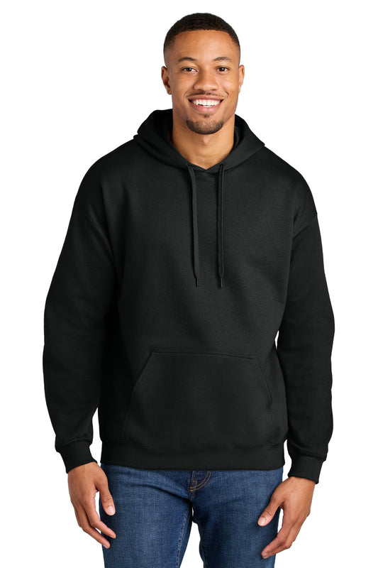 Gildan Softstyle Midweight Pullover Hooded Sweatshirt SF500 in Black