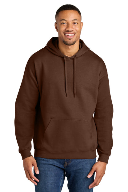 Gildan Softstyle Midweight Pullover Hooded Sweatshirt SF500 in Cocoa