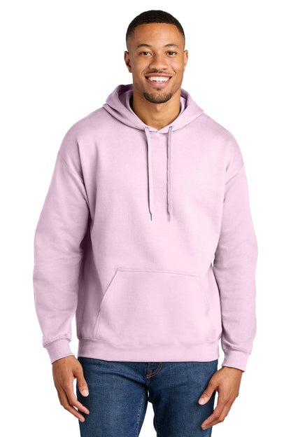 Gildan Softstyle Midweight Pullover Hooded Sweatshirt SF500 in Light Pink