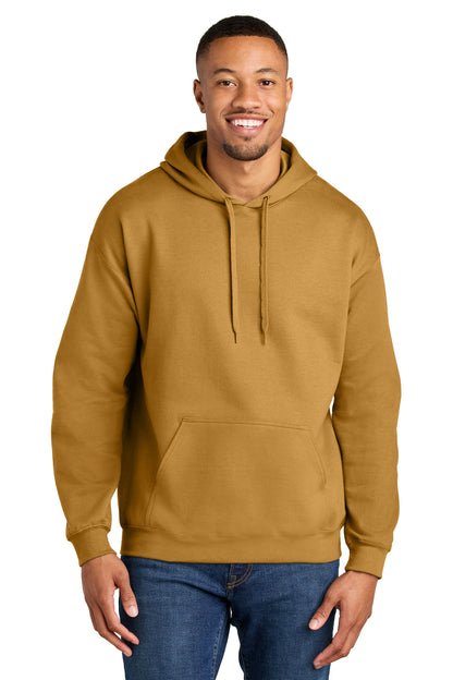 Gildan Softstyle Midweight Pullover Hooded Sweatshirt SF500 in Mustard