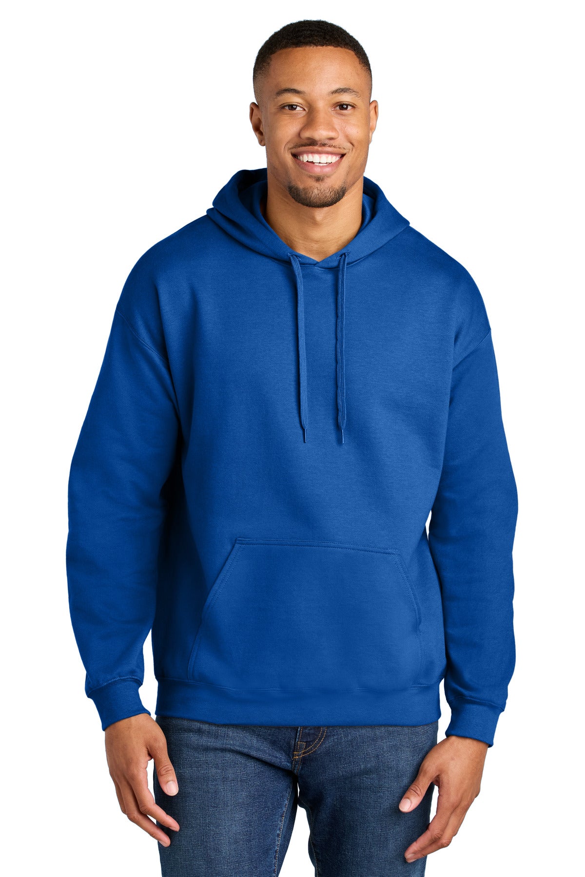 Gildan Softstyle Midweight Pullover Hooded Sweatshirt SF500 in Royal