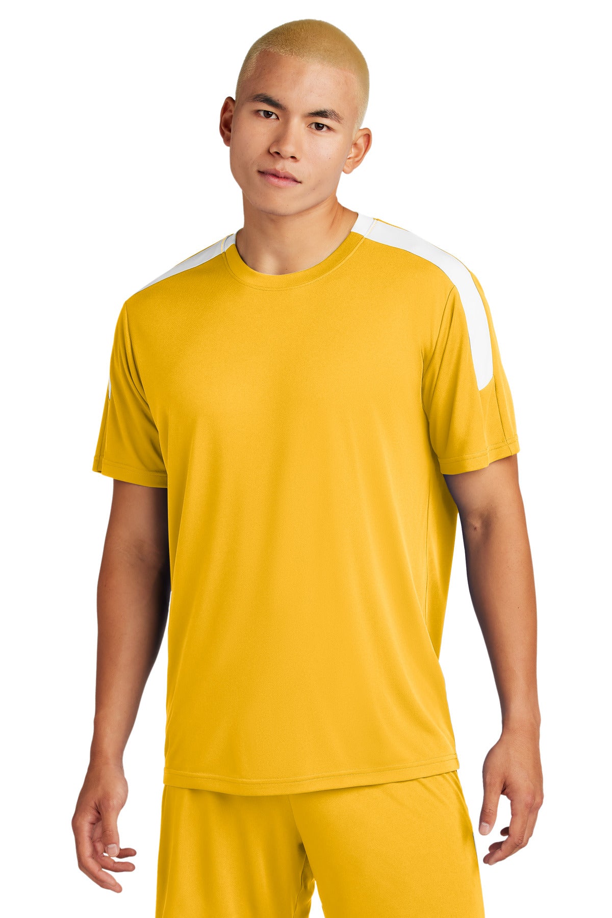 Sport-Tek Competitor United Crew ST100 in Gold/ White
