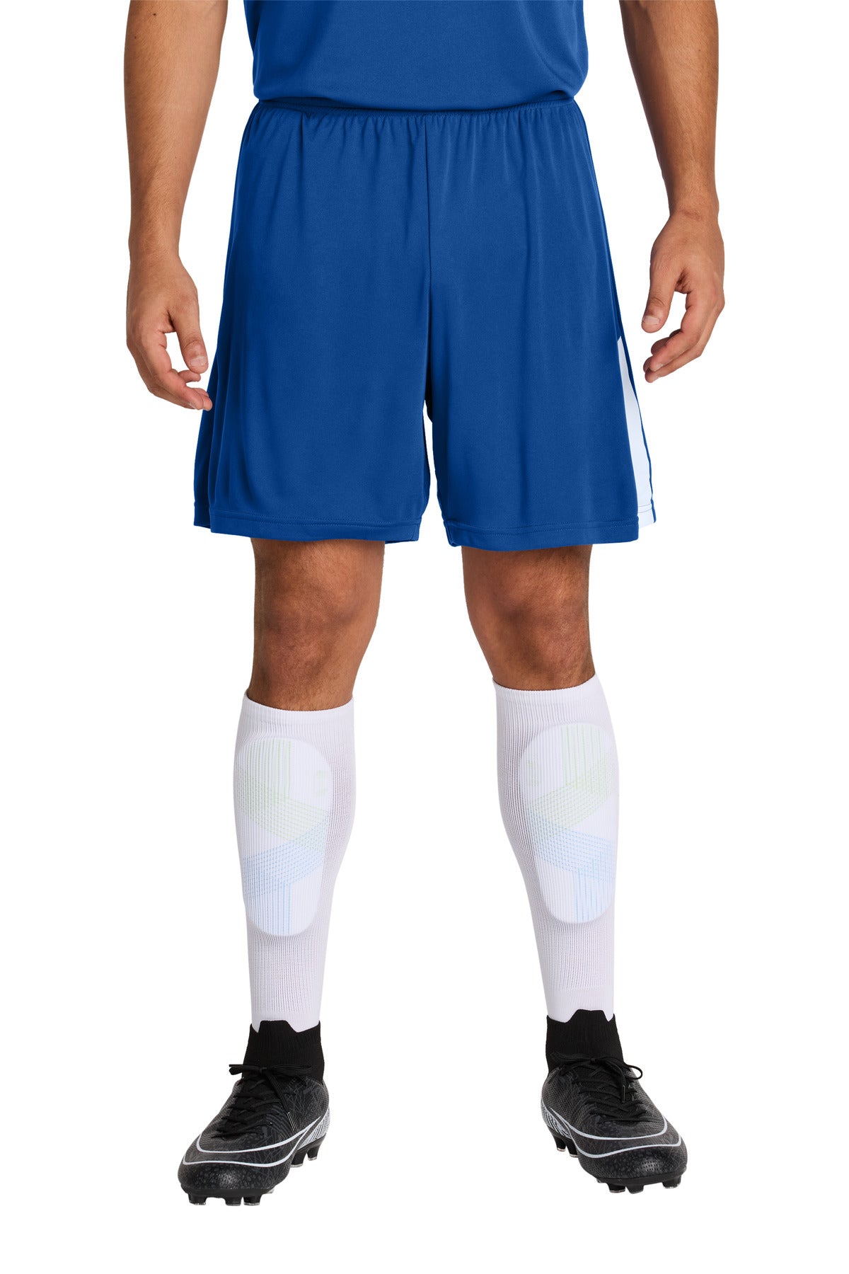 Sport-Tek Competitor United 7  Short ST103 in True Royal/ White