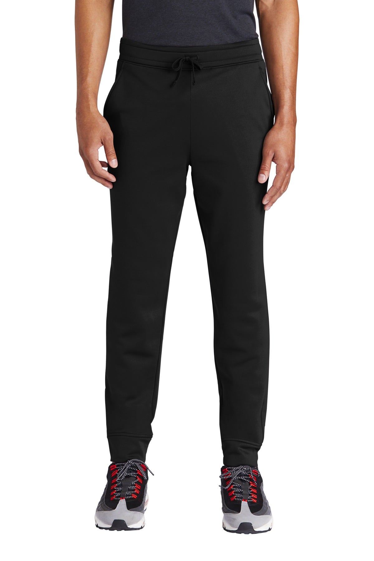 Sport-Tek  Sport-Wick  Fleece Jogger ST233 in Black