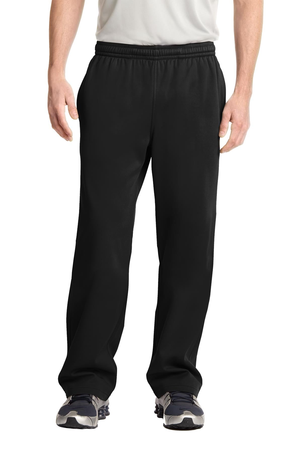 Sport-Tek Sport-Wick Fleece Pant. ST237 in Black