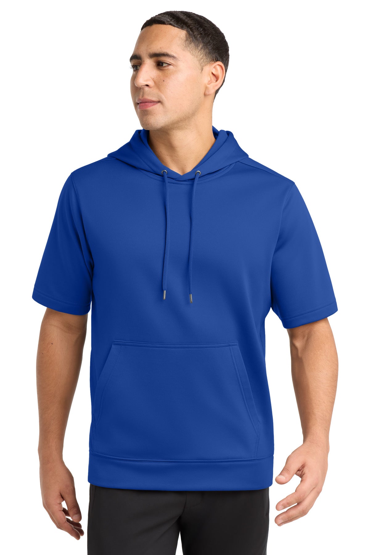 Sport-Tek  Sport-Wick  Fleece Short Sleeve Hooded Pullover. ST251 in True Royal