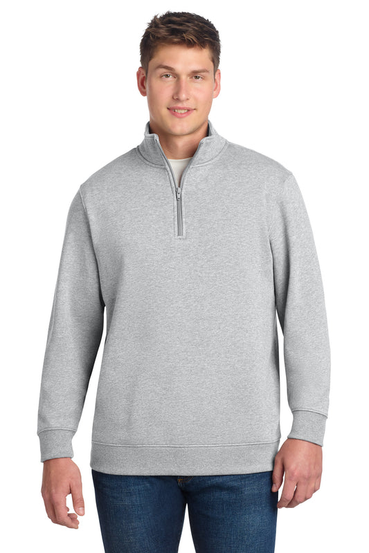 Sport-Tek 1/4-Zip Sweatshirt. ST253 in Athletic Heather