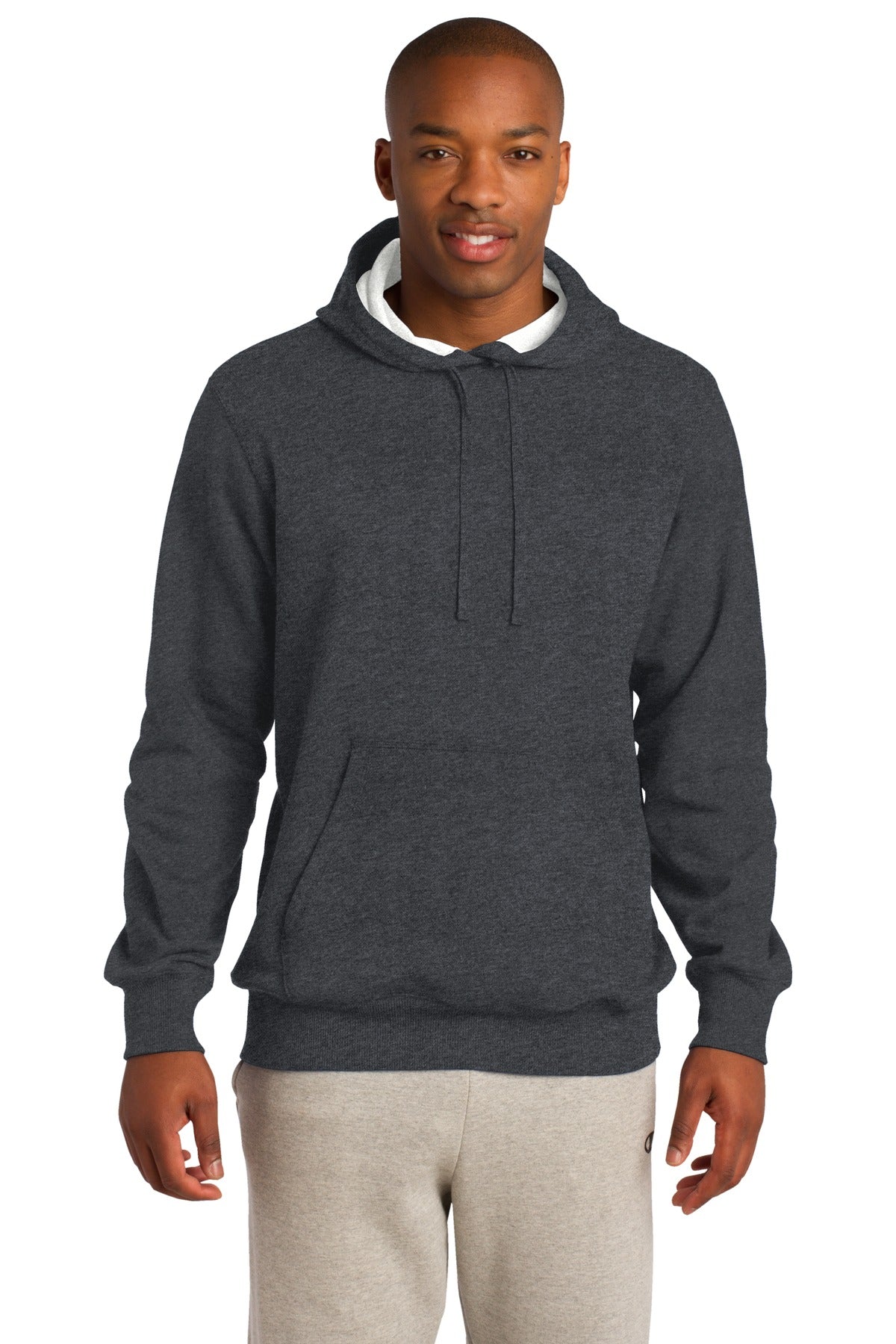 Sport-Tek Tall Pullover Hooded Sweatshirt. TST254 in Graphite Heather