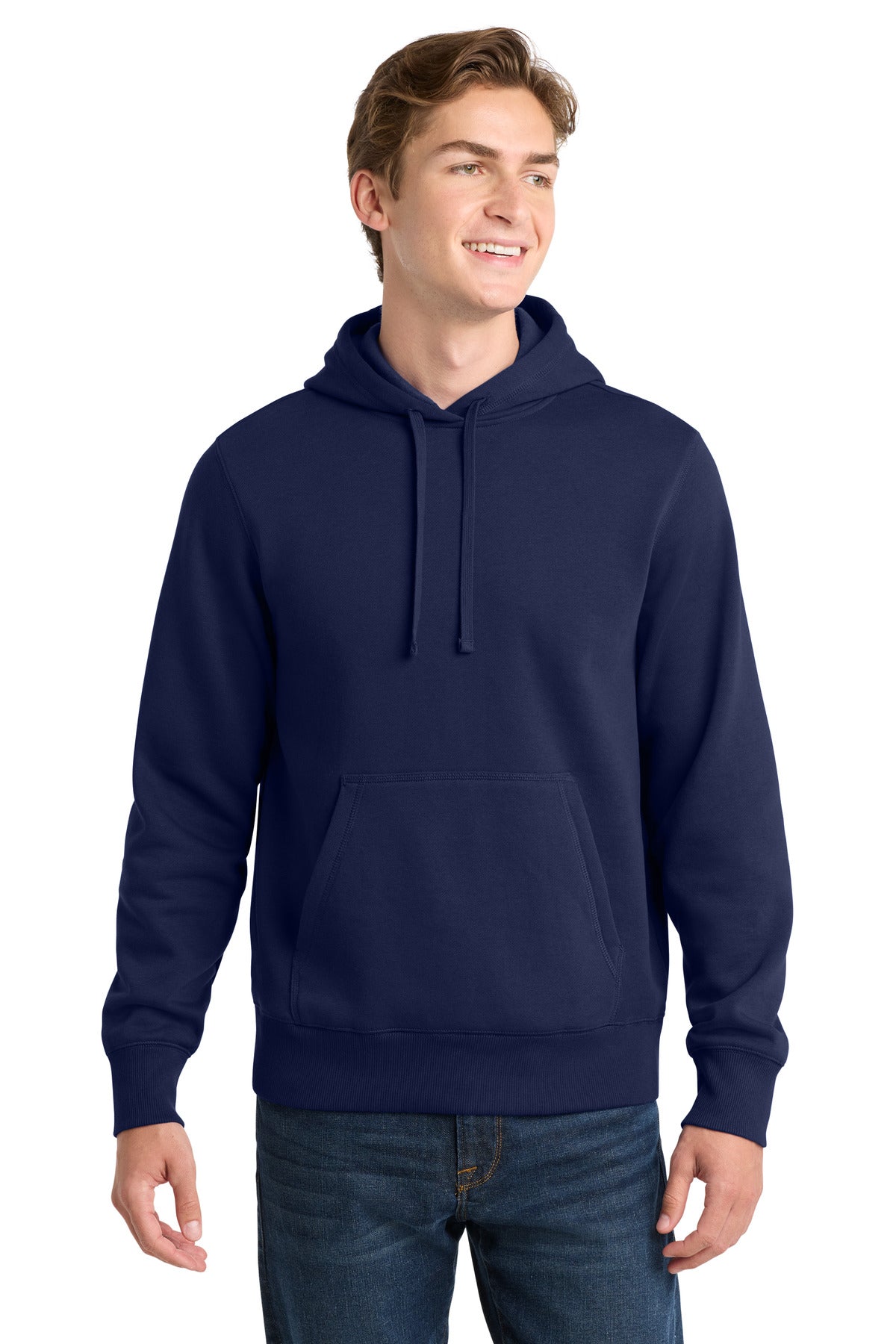 Sport-Tek Pullover Hooded Sweatshirt. ST254 in True Navy