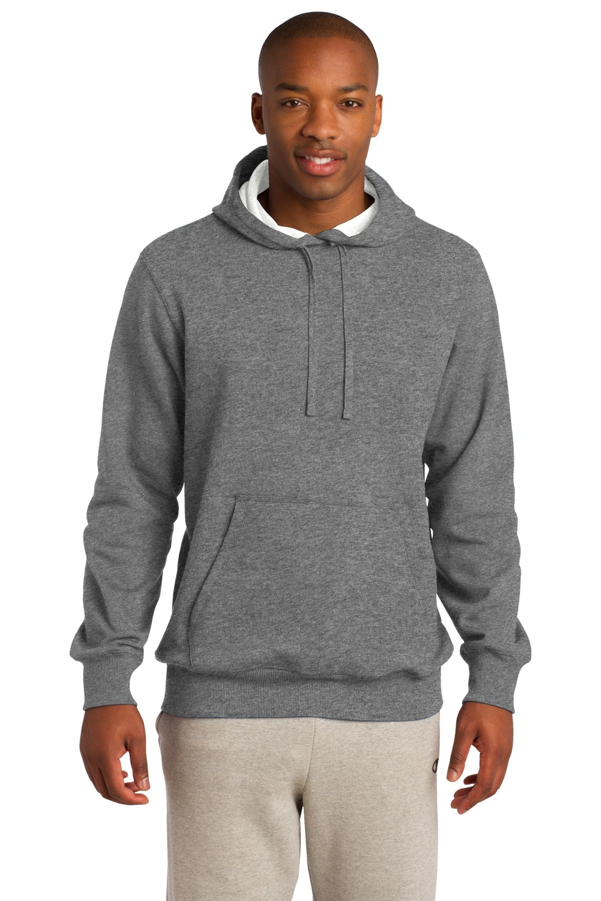 Sport-Tek Tall Pullover Hooded Sweatshirt. TST254 in Vintage Heather