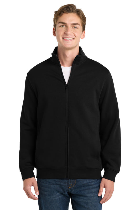 Sport-Tek Full-Zip Sweatshirt. ST259 in Black