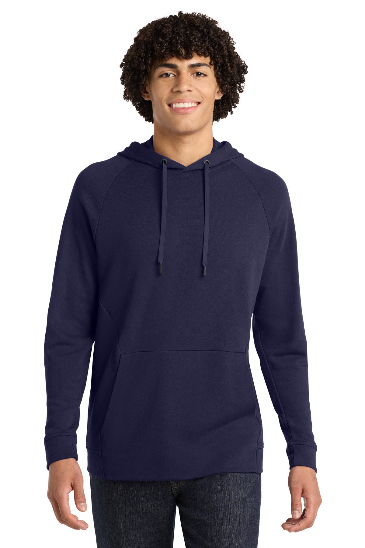 Sport-Tek  Lightweight French Terry Pullover Hoodie. ST272 in True Navy