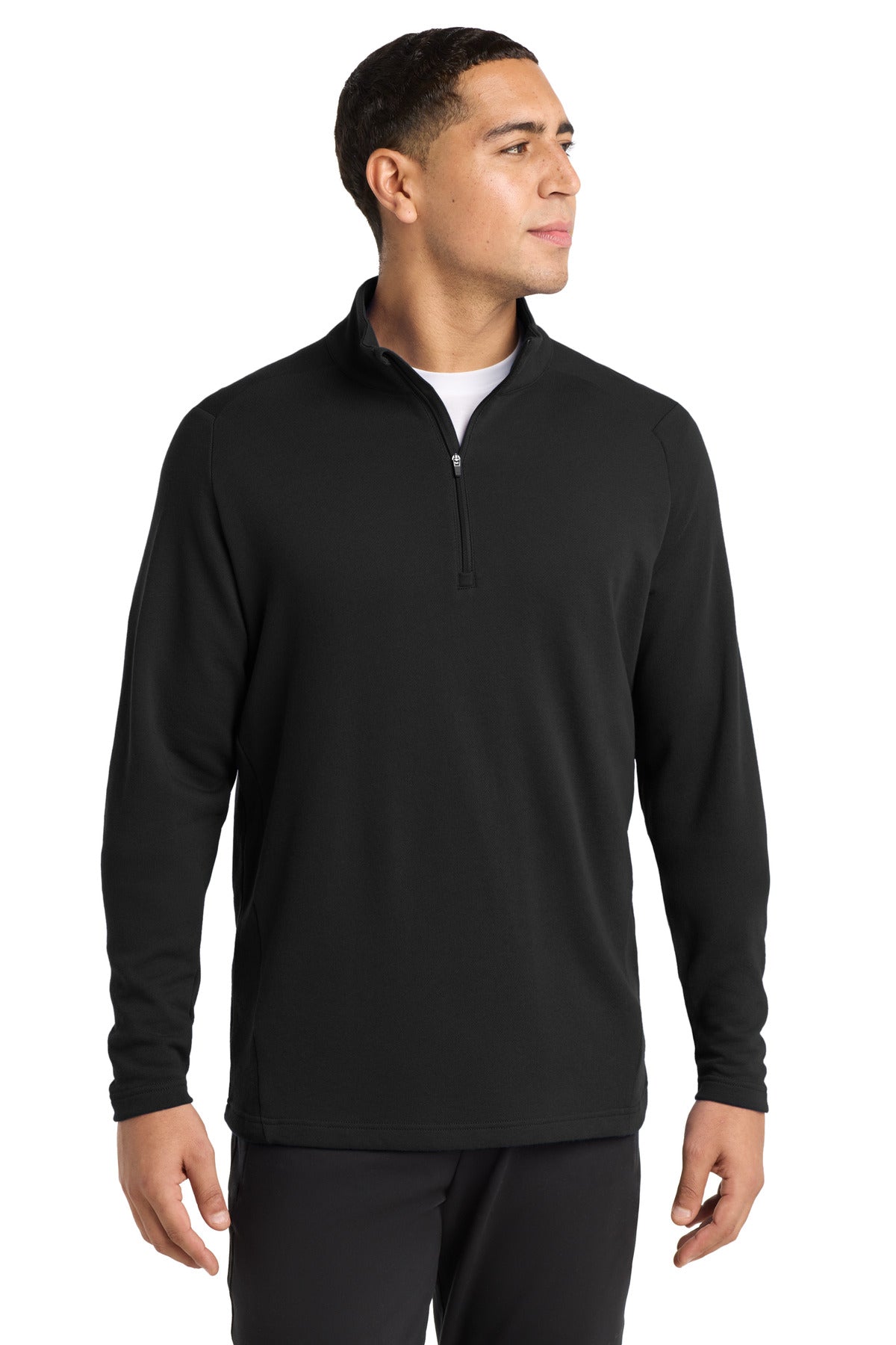 Sport-Tek  Lightweight French Terry 1/4-Zip Pullover. ST273 in Black