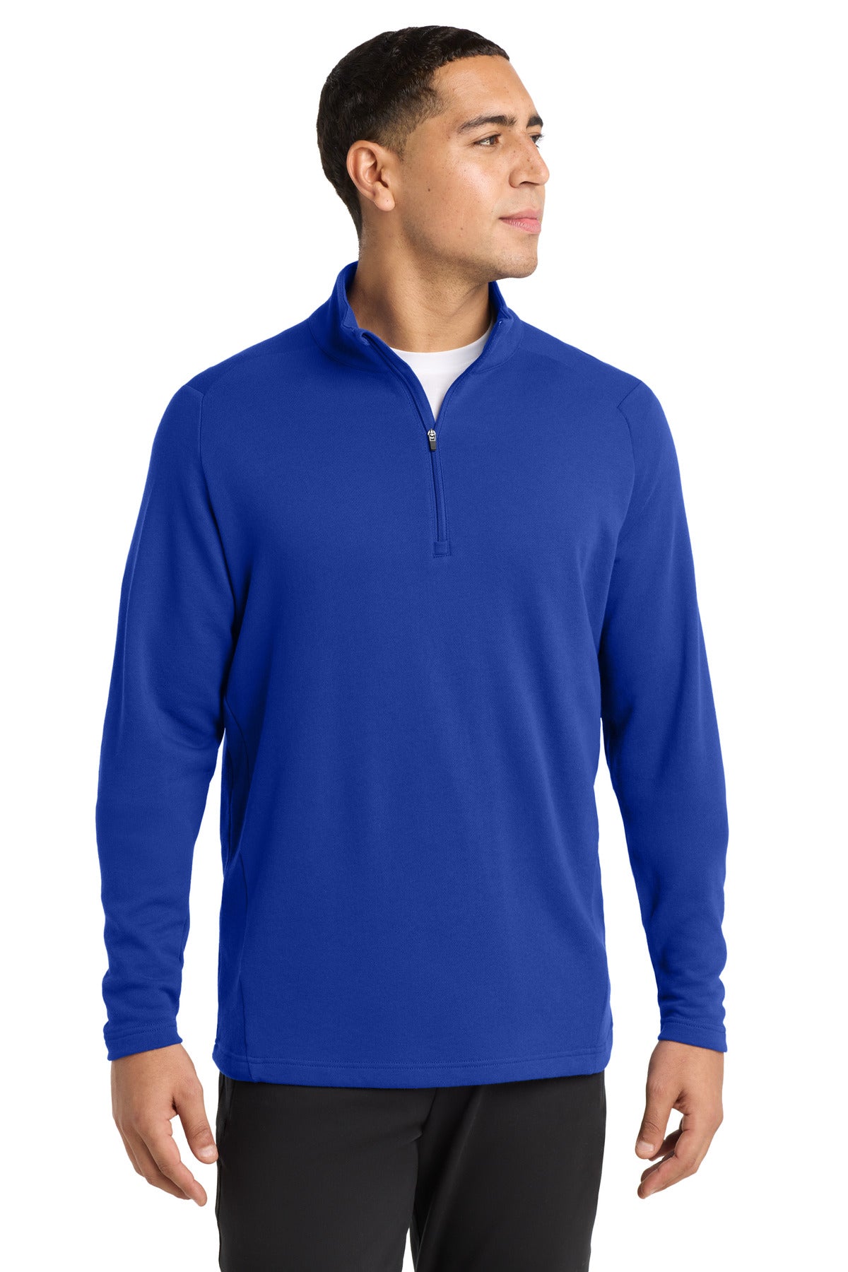 Sport-Tek  Lightweight French Terry 1/4-Zip Pullover. ST273 in True Royal