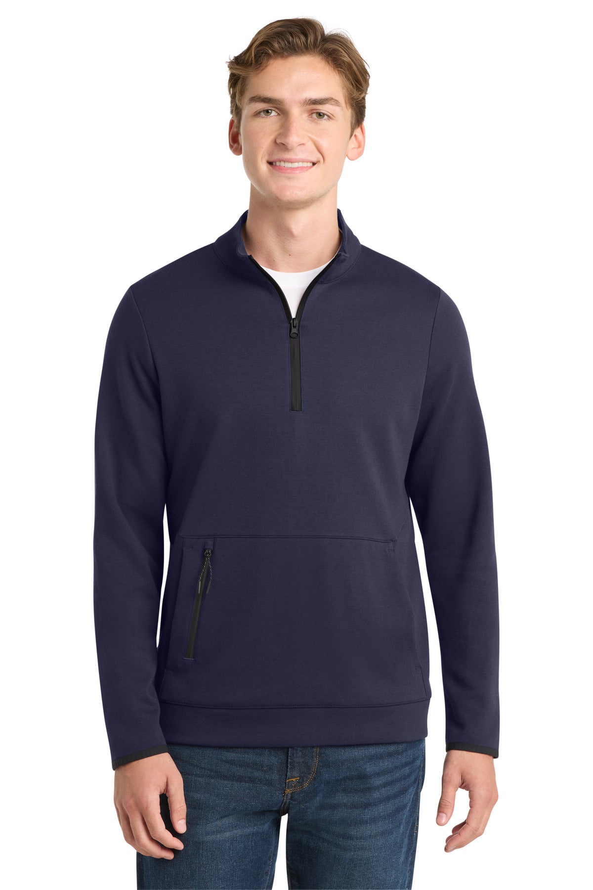 Sport-Tek  Triumph 1/4-Zip Pullover ST281 in Navy